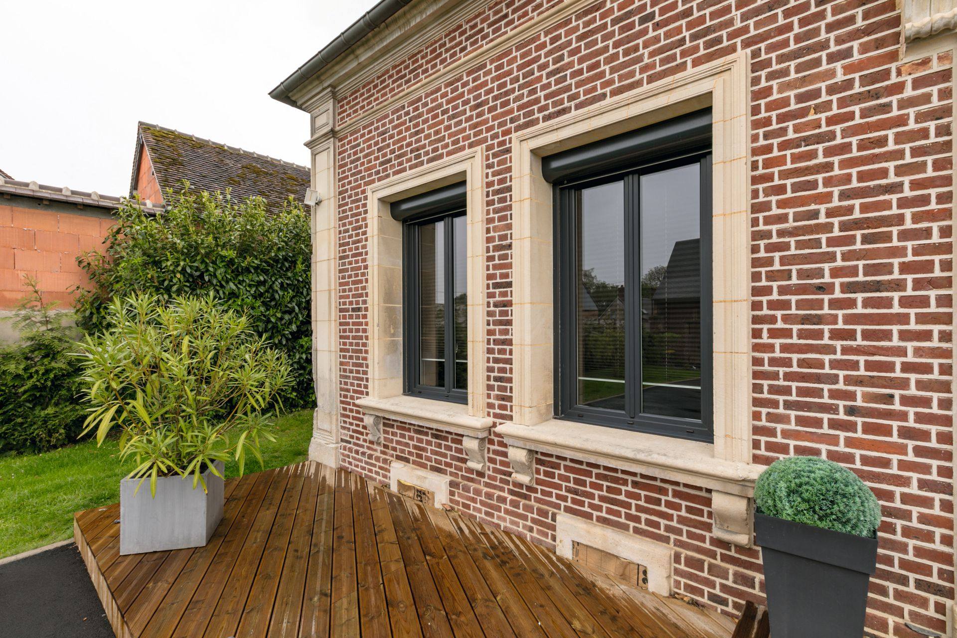 Volets en facade