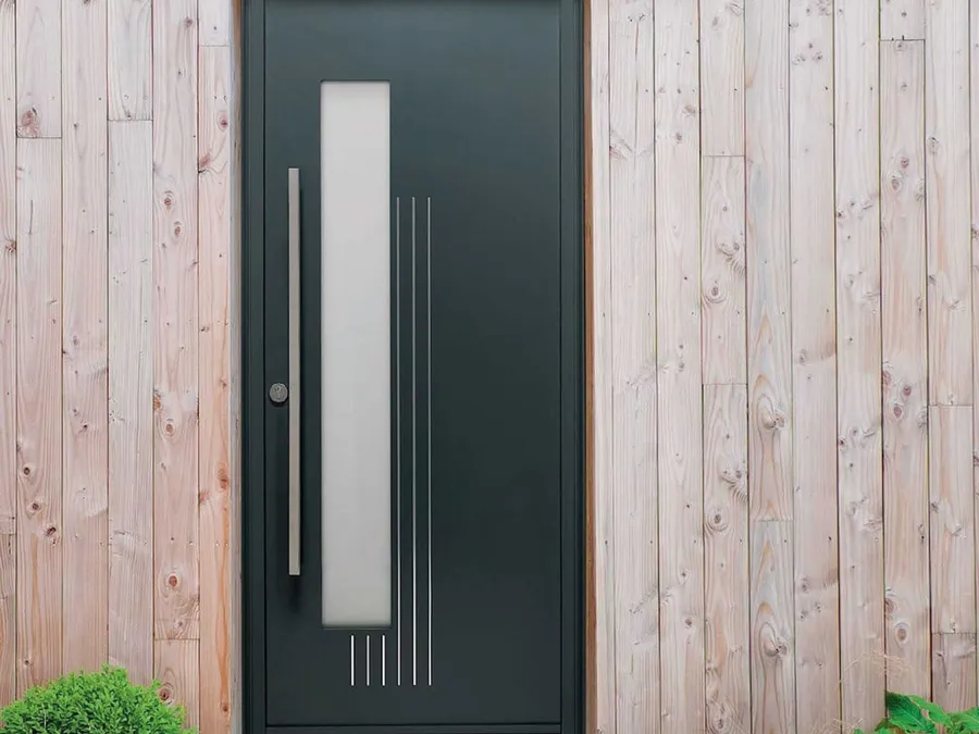 Portes d'entrée PVC, bois et mixtes